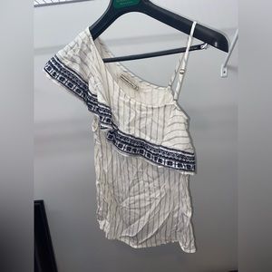 Abercrombie and Fitch one shoulder blouse.
